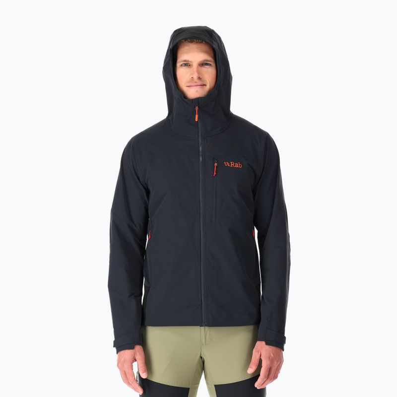 Jachetă softshell pentru bărbați Rab Torque gri QWS-57 3