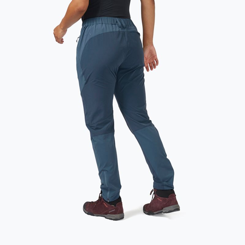 Pantaloni softshell pentru femei Rab Torque Mountain orion albastru/noapte albastră 2