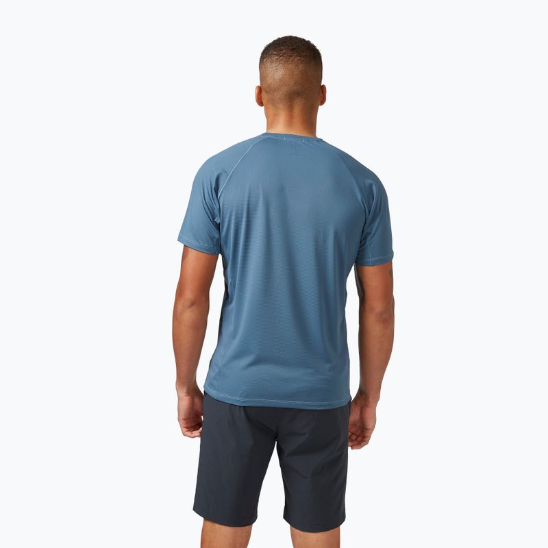 Tricou de trekking pentru bărbați Rab Sonic albastru QBL-01 2