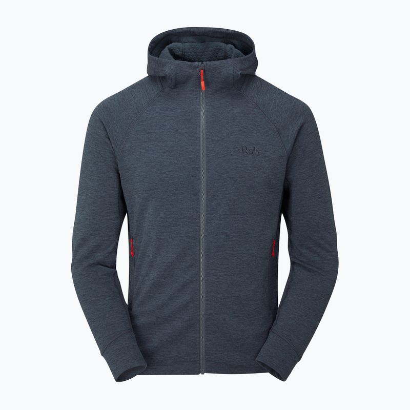 Bluză de trekking pentru bărbați Rab Nexus Hoody gri QFF-70 4