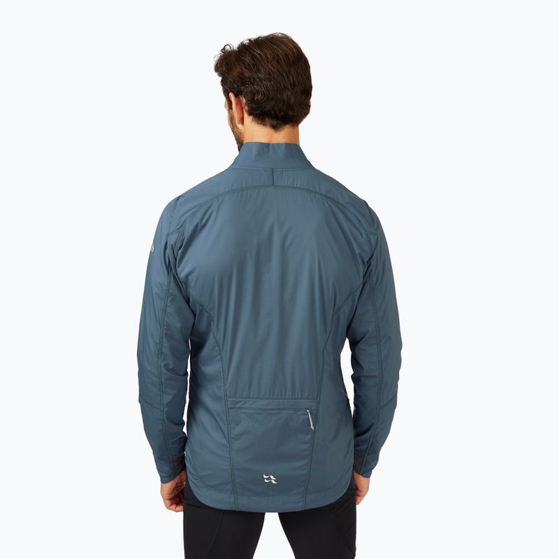 Geacă softshell pentru bărbați Rab VR Cinder orion blue 3