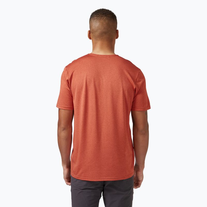 Tricou pentru bărbați Rab Mantle Mountain Tee red clay 3