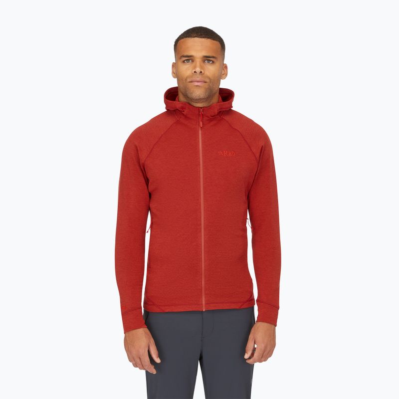 Bluză pentru bărbațiRab Nexus Hoody tuscan red