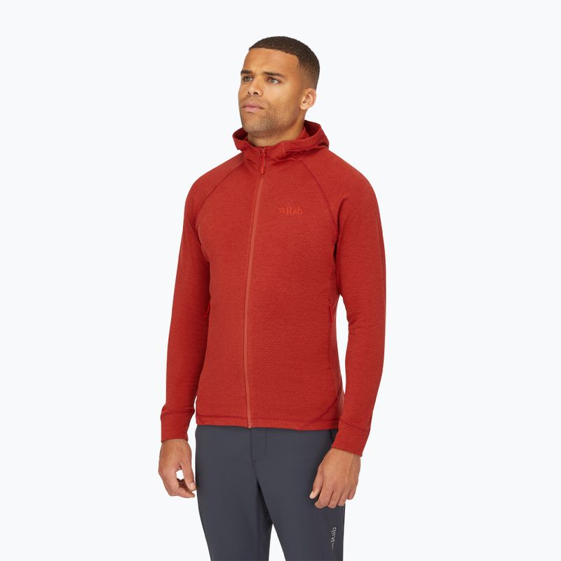 Bluză pentru bărbațiRab Nexus Hoody tuscan red 3