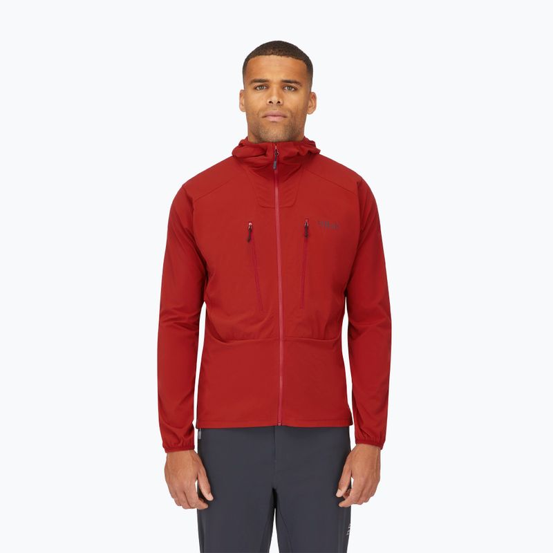 Geacă softshell pentru bărbați Rab Borealis tuscan red