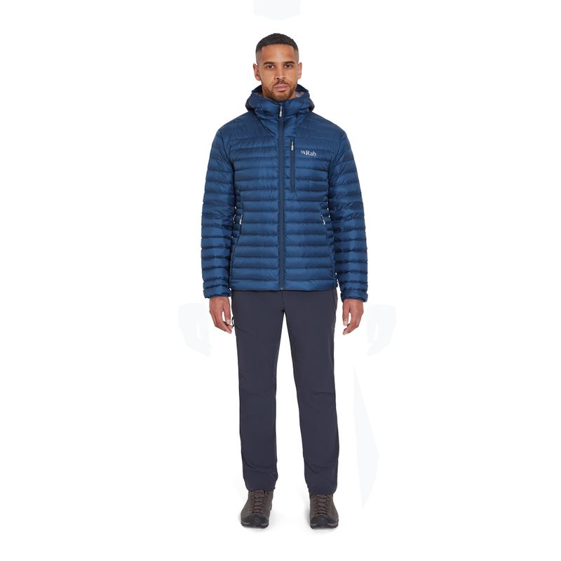 Geacă de puf pentru bărbați Rab Microlight Alpine Tempest Blue