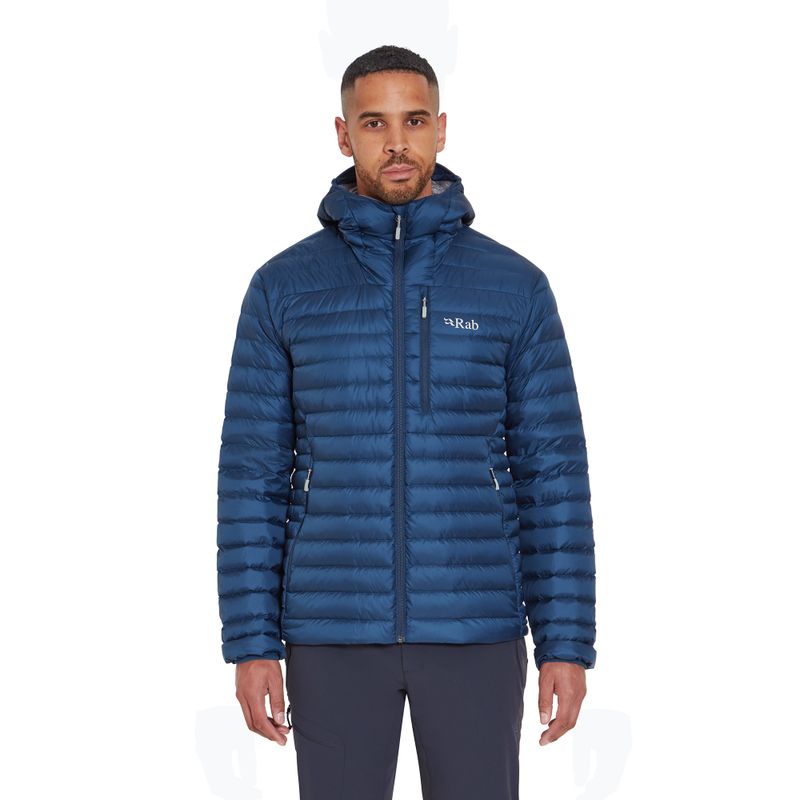 Geacă cu puf pentru bărbați Rab Microlight Alpine tempest blue 2
