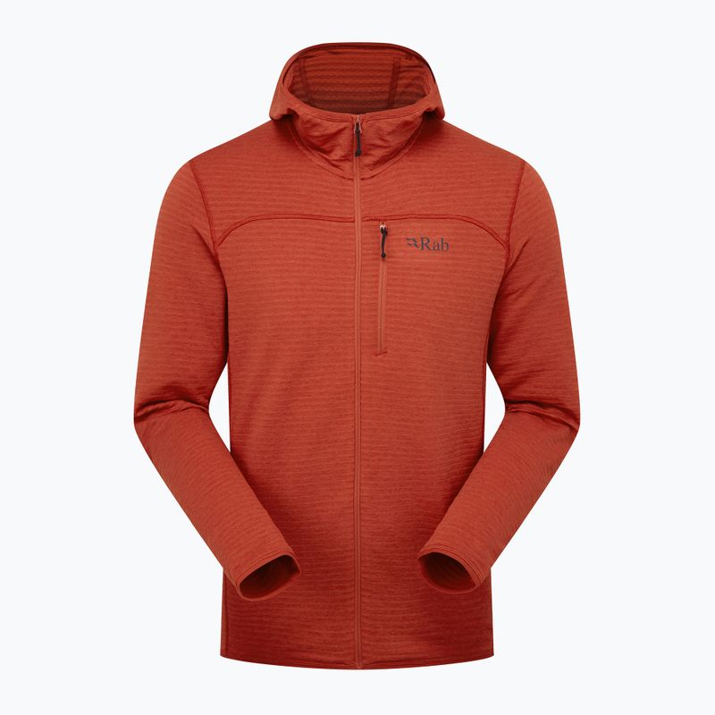 Hanorac pentru bărbați Rab Ascendor Light Hoody tuscan red 4
