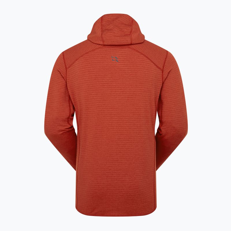 Hanorac pentru bărbați Rab Ascendor Light Hoody tuscan red 5