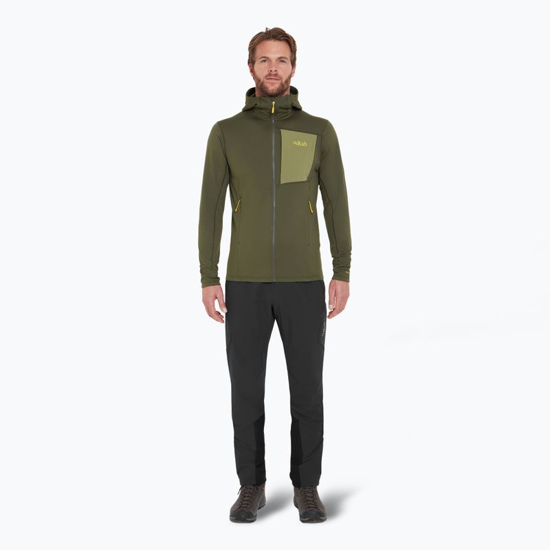 Hanorac bărbătesc Rab Superflux Hoody army QFG-13 2