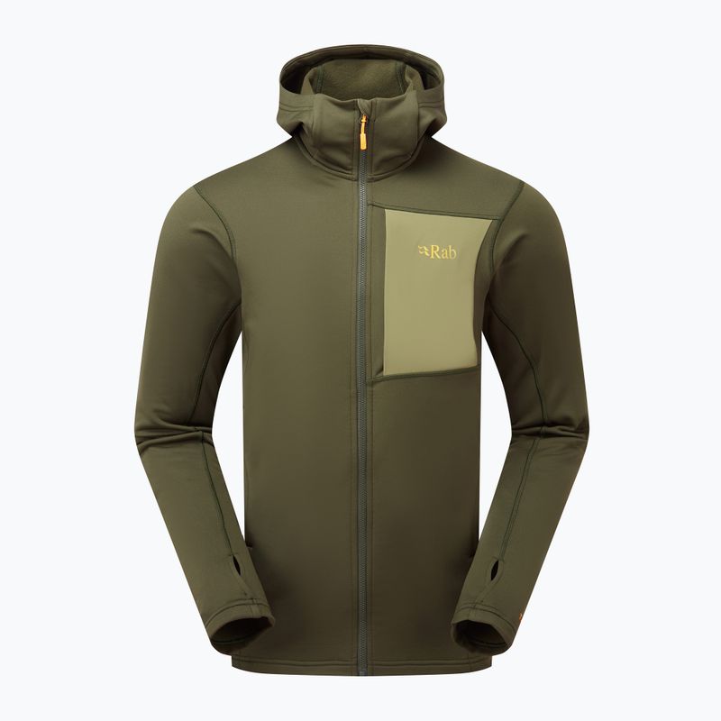 Hanorac bărbătesc Rab Superflux Hoody army QFG-13 4