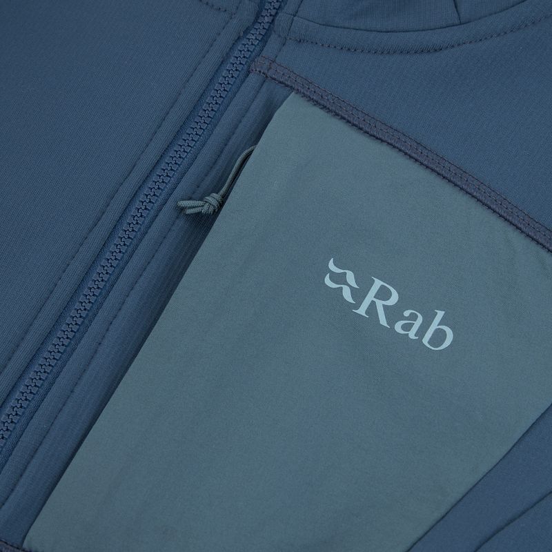 Hanorac pentru femei Rab Superflux Hoody tempest blue 3