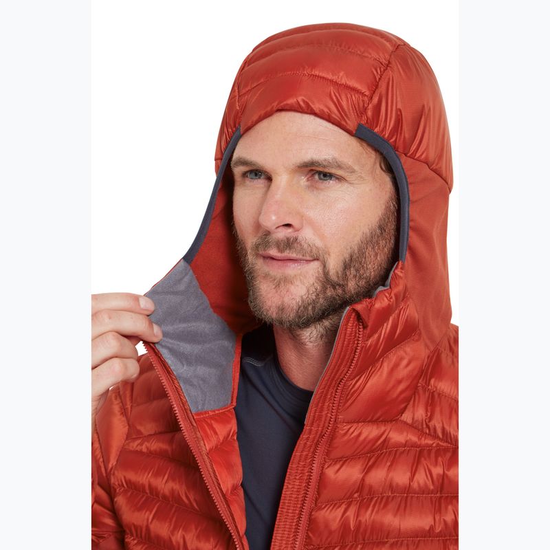 Geacă cu puf pentru bărbați Rab Cirrus Flex Hoody tuscan red 4