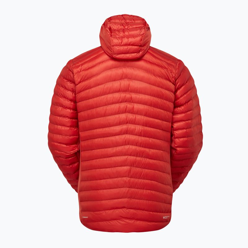 Geacă cu puf pentru bărbați Rab Cirrus Flex Hoody tuscan red 13