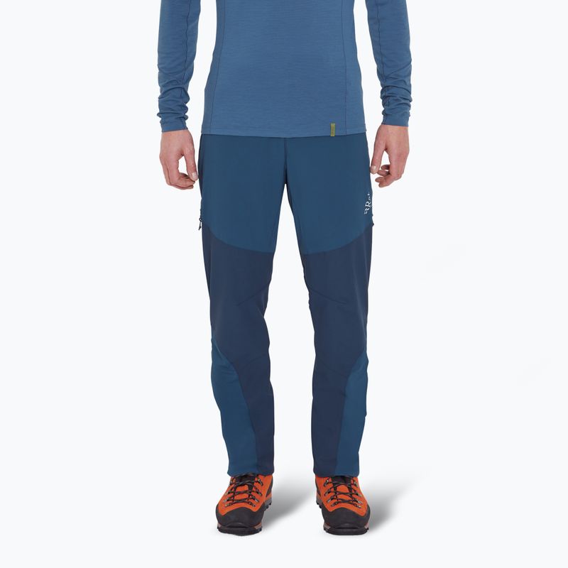 Pantaloni de trekking pentru bărbați Rab Torque VR Regular tempest blue