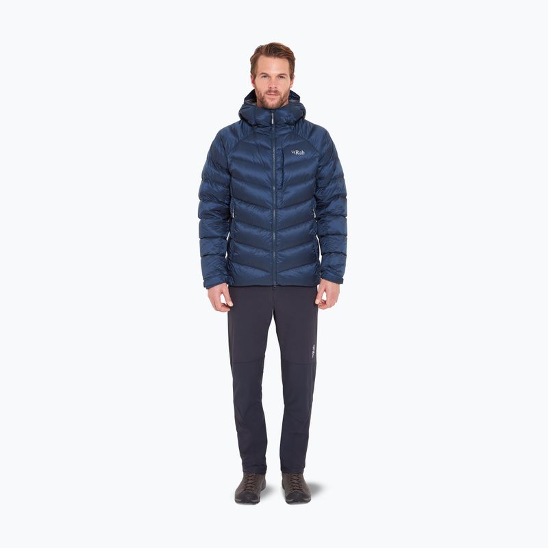 Geacă cu puf pentru bărbați Rab Glaceon Pro Jacket tempest blue 2