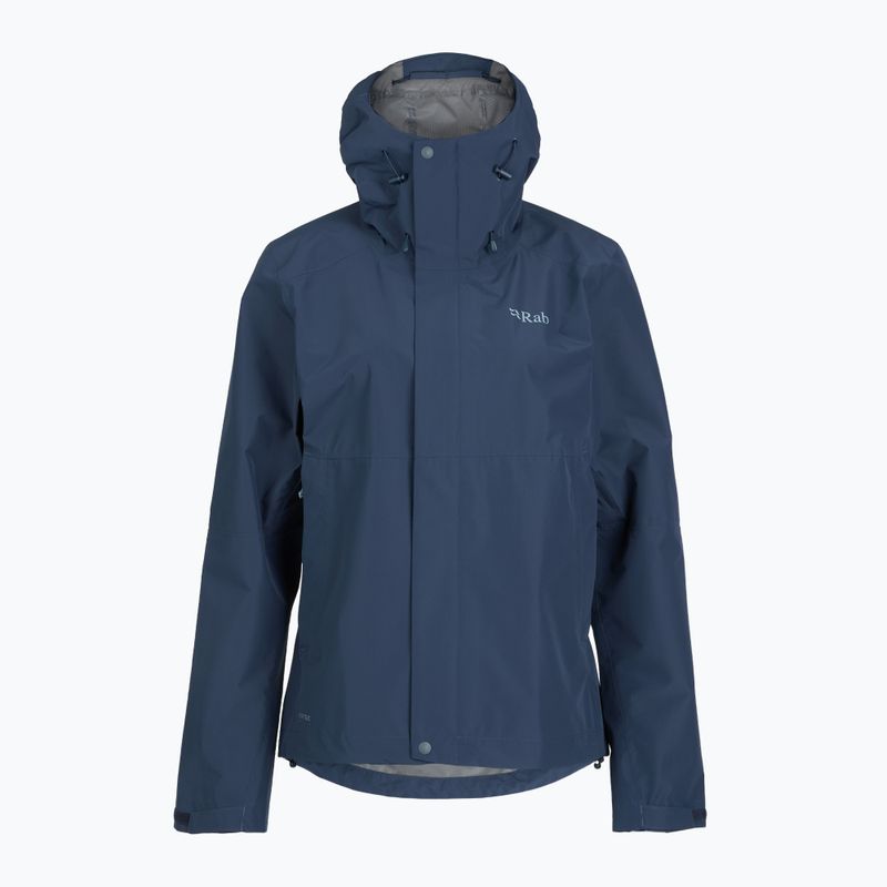 Geacă de ploaie pentru femei Rab Downpour tempest blue