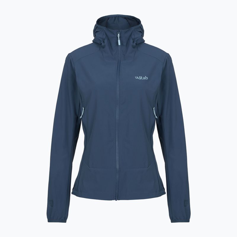 Geacă softshell pentru femei Rab Borealis Hoody tempest blue