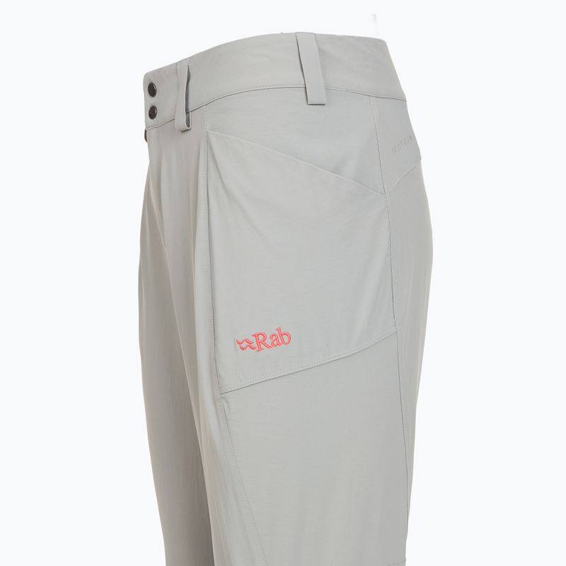 Pantaloni de trekking pentru femei Rab Incline Light light zinc 3