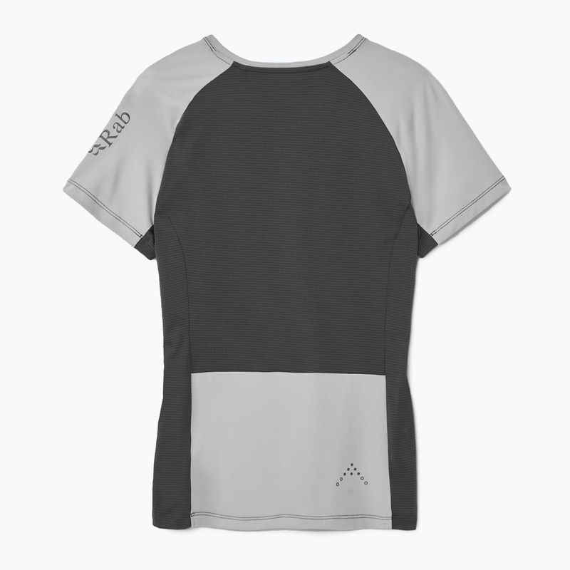 Tricou pentru femei Rab Trail Tee dark pewtwer/graphene 2