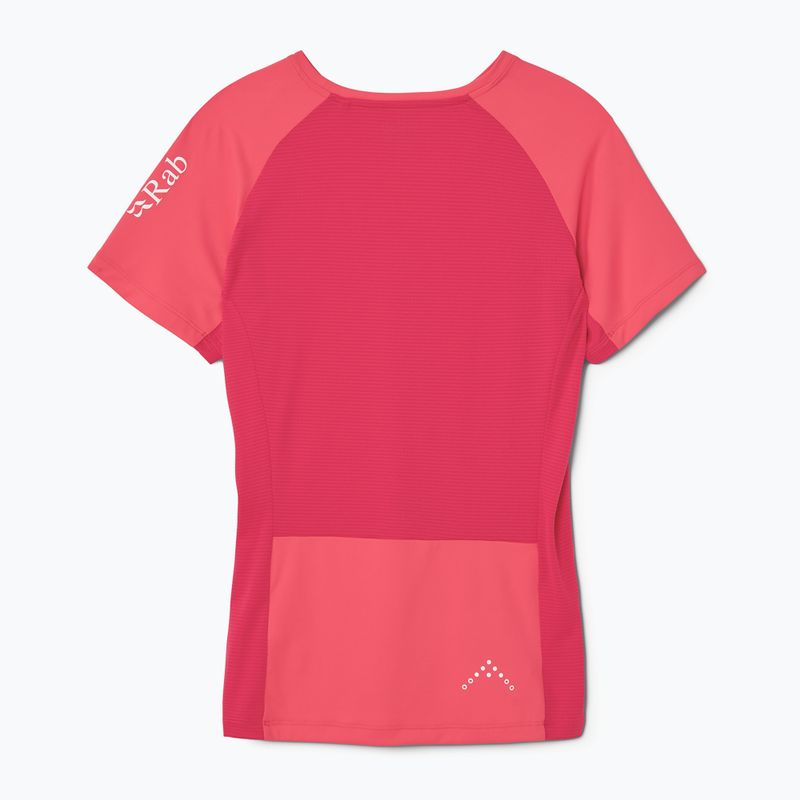 Tricou pentru femei Rab Trail Tee hibiscus/watermelon 2
