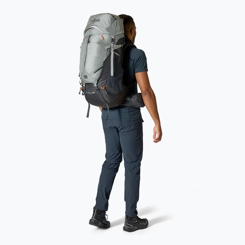 Rucsac de trekking Rab Hyperon 65 l dark pewter/anthracite 8