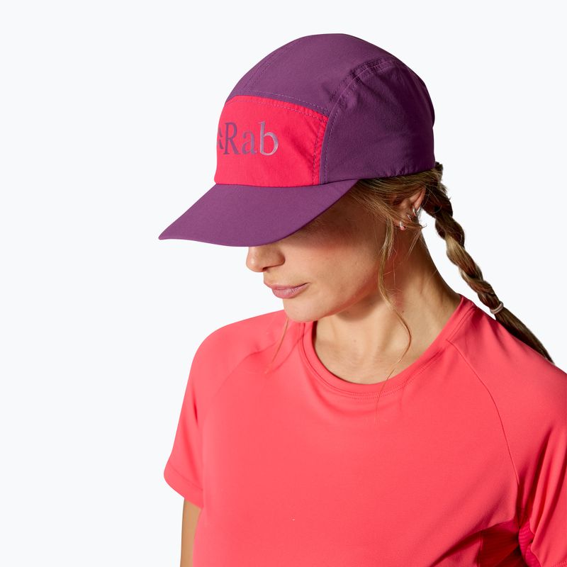 Șapcă Rab Talus 5 Panel plum/watermelon 4
