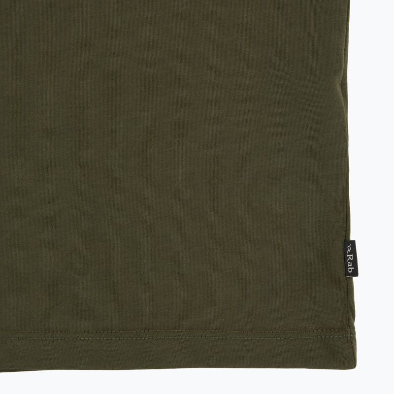 Tricou pentru bărbați Rab Stance Logo army 4