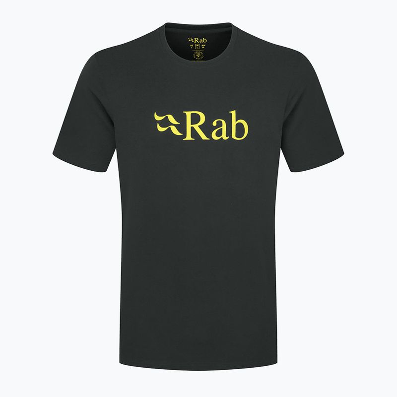 Tricou pentru bărbați Rab Stance Logo beluga/polien