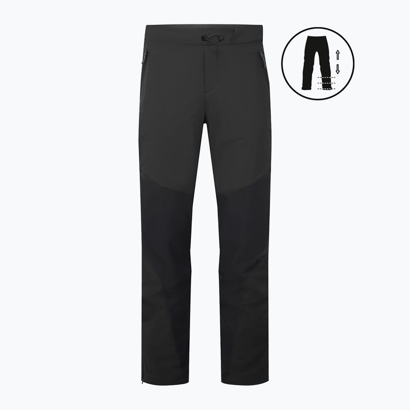 Pantaloni softshell pentru bărbați Rab Torque black 2