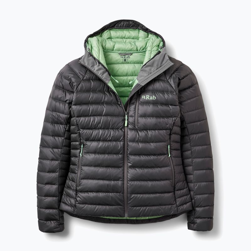 Geacă cu puf pentru femei Rab Microlight Alpine Hoody graphene 4