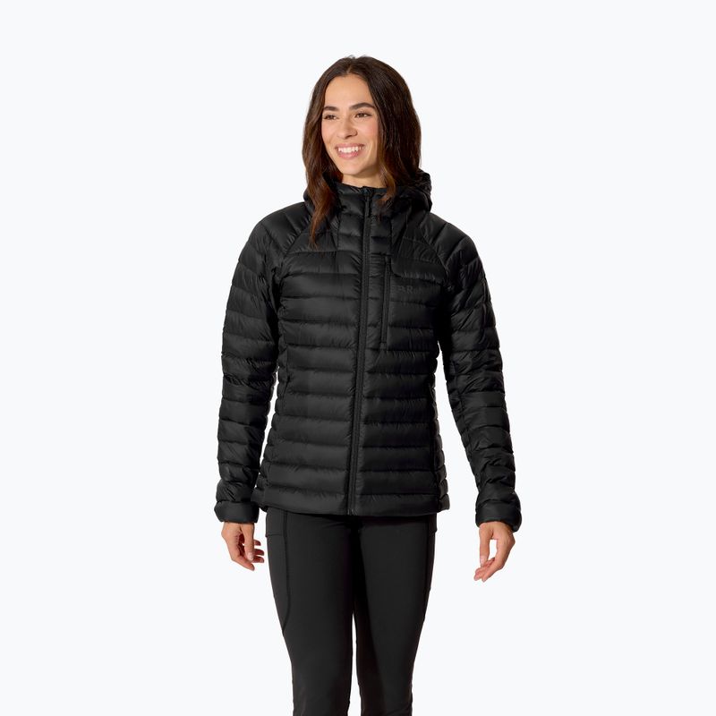 Geacă cu puf pentru femei Rab Microlight Alpine Hoody black
