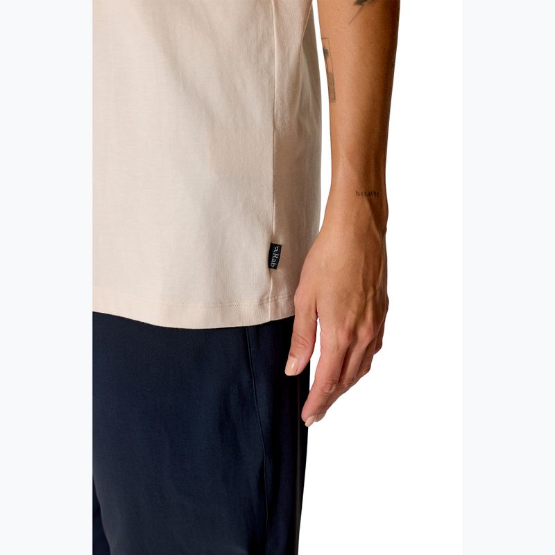 Tricou pentru femei Rab Stance Cirque Tee ecru 6