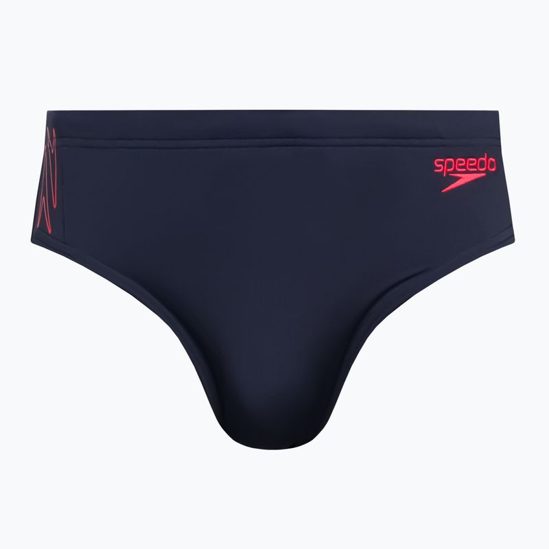 Speedo Hyper Boom Splice Brief slip de baie pentru bărbați Speedo Hyper Boom Splice Brief slip de înot albastru marin 8-00301715148