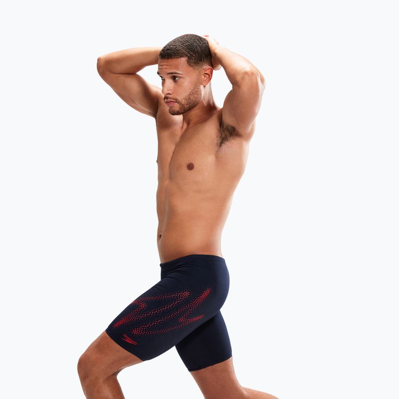 Bărbați Speedo Hyper Boom Placement Swim Jammer albastru marin 8-00302115194