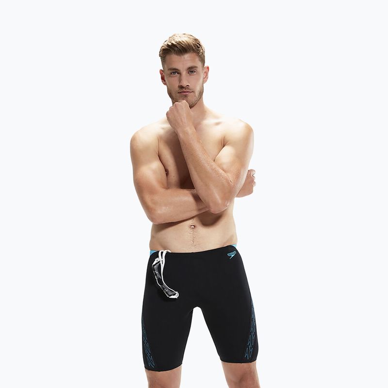 Costume de baie Speedo pentru bărbați Hyper Boom Splice Jammer negru 8-00303815147 5