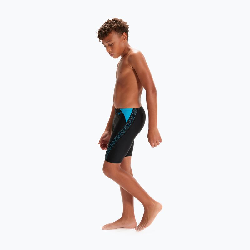 Speedo Hyper Boom Logo Splice Jammer de înot pentru copii Negru 8-00315215176 6