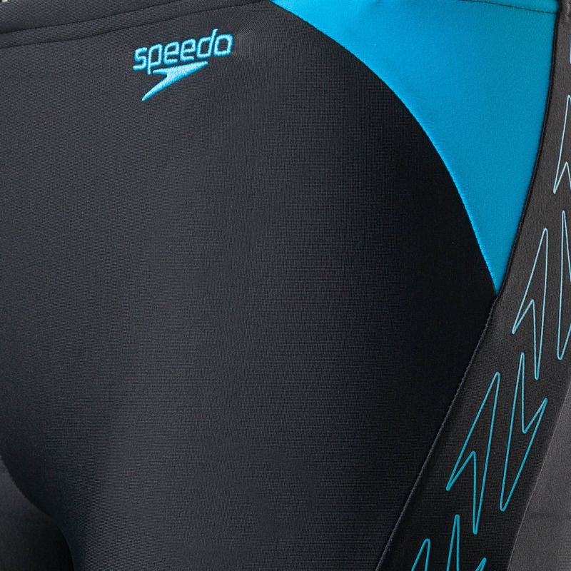 Speedo Hyper Boom Logo Splice Jammer de înot pentru copii Negru 8-00315215176 3