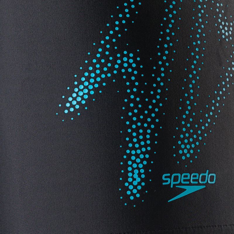 Speedo Hyper Boom Logo Placement Aquashort pantaloni de înot pentru copii negru 8-00315415190