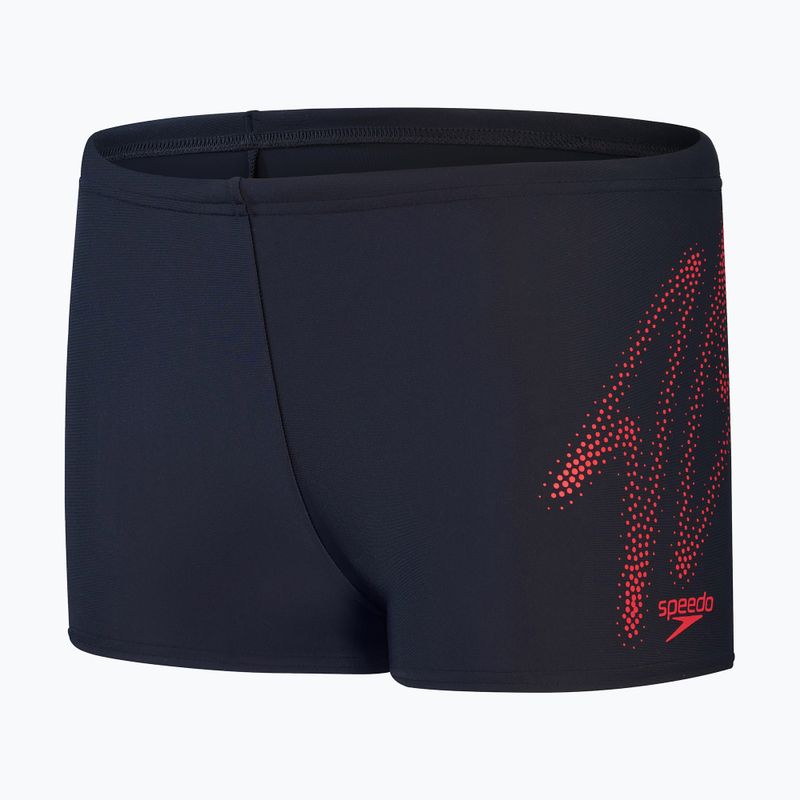 Speedo Hyper Boom Logo Placement Aquashort pantaloni de înot pentru copii albastru marin 8-00315415190 4