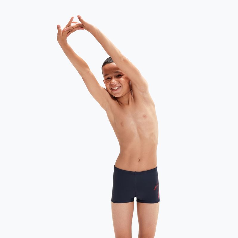 Speedo Hyper Boom Logo Placement Aquashort pantaloni de înot pentru copii albastru marin 8-00315415190 5