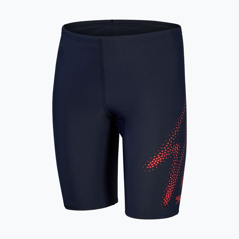 Speedo Hyper Boom Logo Placement Jammer de înot pentru copii albastru marin 8-0031551515183 4