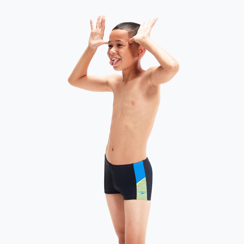 Speedo Dive Aquashort boxeri de înot pentru copii albastru marin 8-00315714304