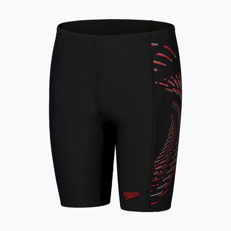 Plastisol Plastisol Placement Jammer costume de baie pentru copii negru 8-00317014377 4