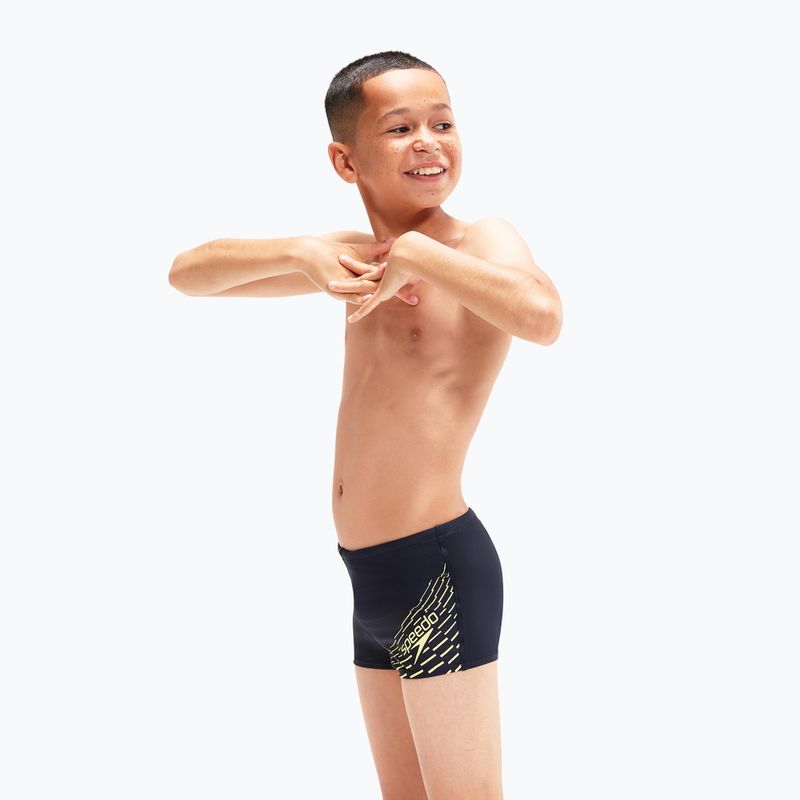 Speedo Medley Medley Logo Aquashort pantaloni de înot pentru copii albastru marin 8-1241006864 6
