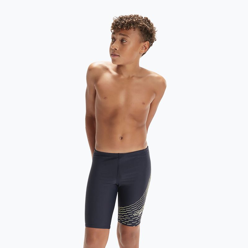 Speedo Medley Logo Jammer de înot pentru copii albastru marin 8-1241106865 4