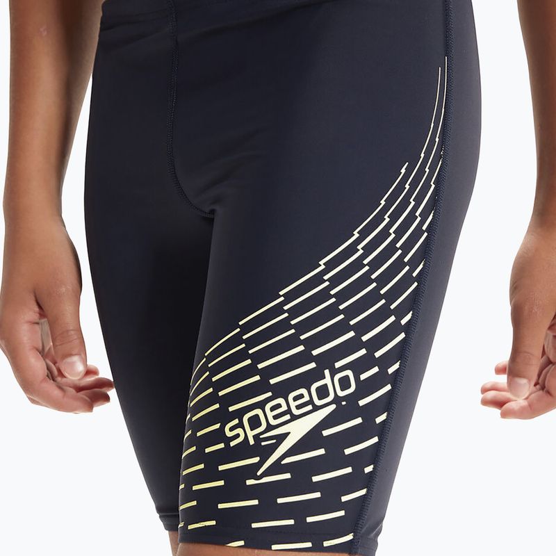 Speedo Medley Logo Jammer de înot pentru copii albastru marin 8-1241106865 6