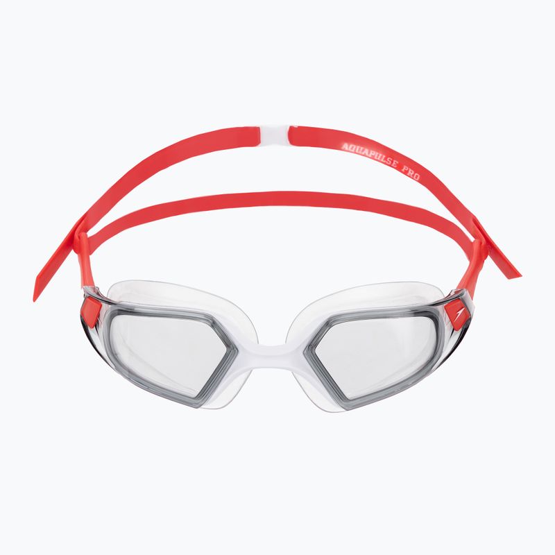 Ochelari de înot Speedo Aquapulse Pro roșu/alb roșu/alb 2