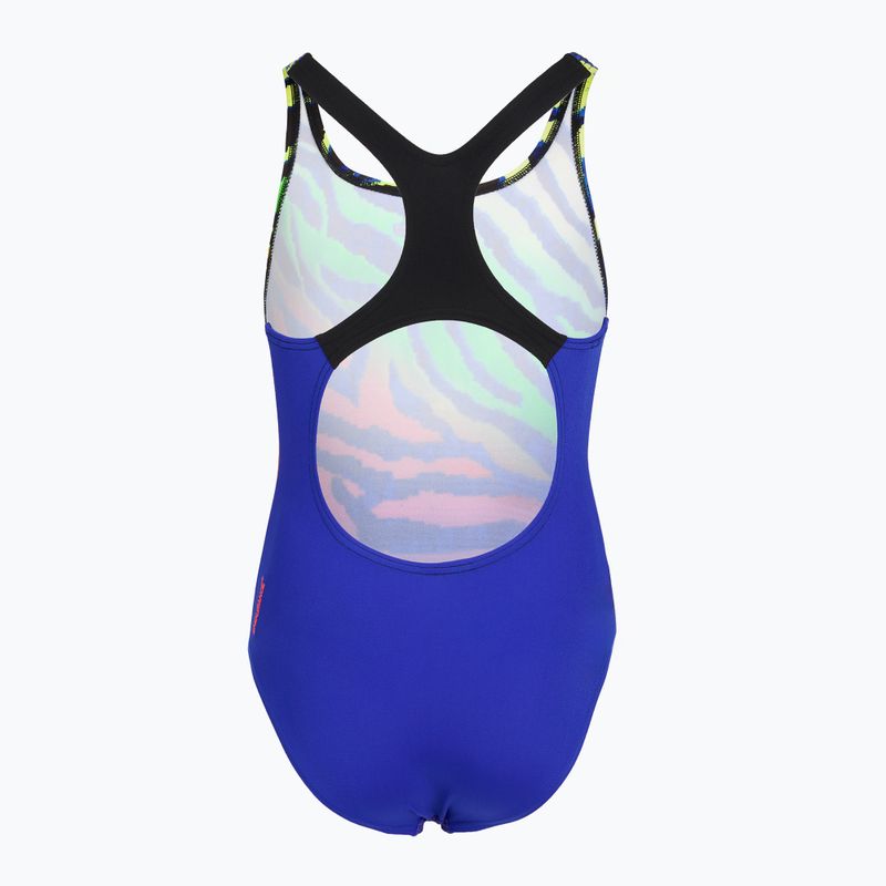 Costum de înot dintr-o singură piesă pentru copii Speedo Digital Placement Medalist blue/green 2