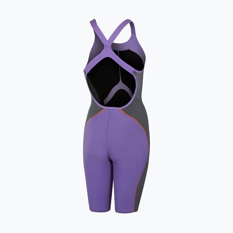Speedo Fastskin LZR Pure Intent Openback Kneeskin costum de baie dintr-o bucată pentru femei mov 8-11974H545 2